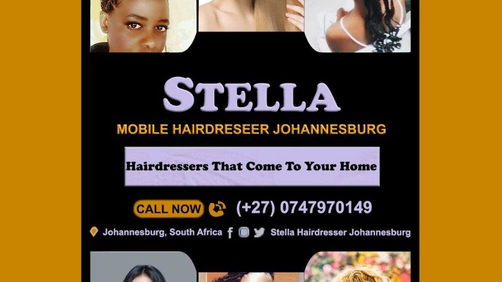 Stella Mobile Hairdresser Johannesburg South Africa